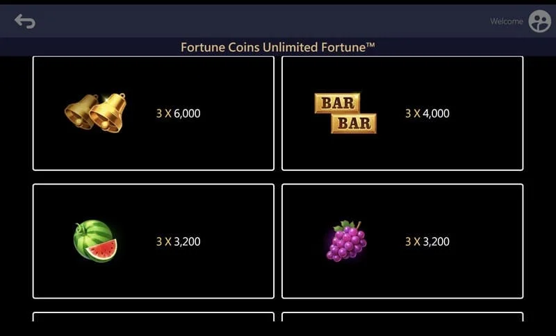 Fortune Coins Unlimited Fortune - câmp extins 3x5 cu colectare de monede